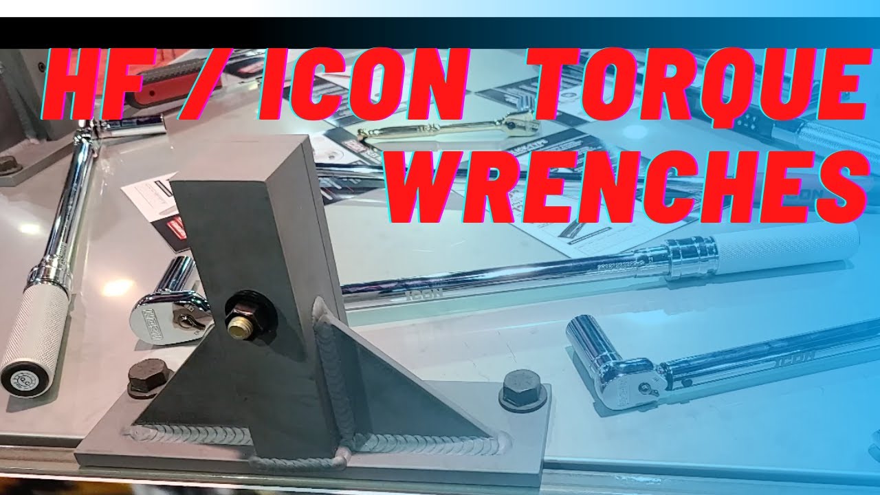 Three torque wrenches from Icon / Harbor Freight SEMA 2022 YouTube