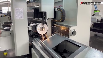 Fully automatic loading and unloading fiber laser tube cutting machine