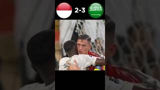 Indonesia Vs Arab Saudi  World Cup Qualifiers 2026shorts indonesia saudiarabia football