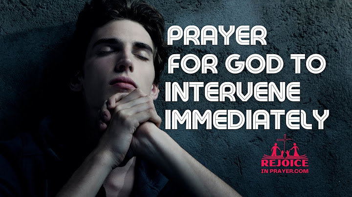 Urgent Prayer for God's Intervention: A powerful prayer for immediate help and guidance
