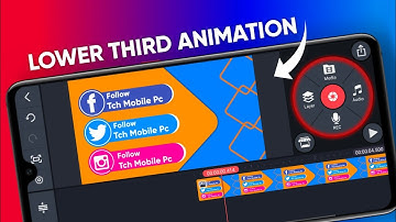 how to make lower third animation in pixellab and kinemaster ✅ !!