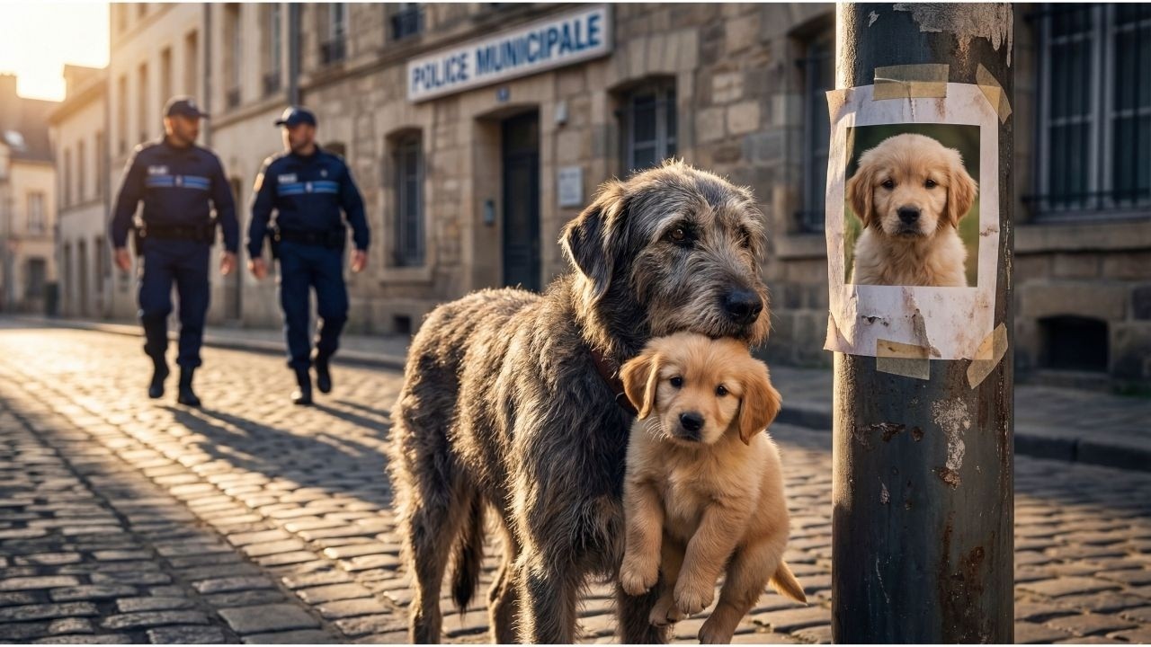 This Stray Dog Refused to Leave My Lost Puppy...