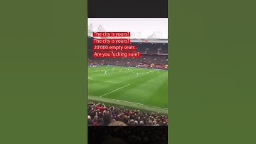 Thumbnail of Man Utd v Man City hilarious chant by fans 2023🤣 #shorts