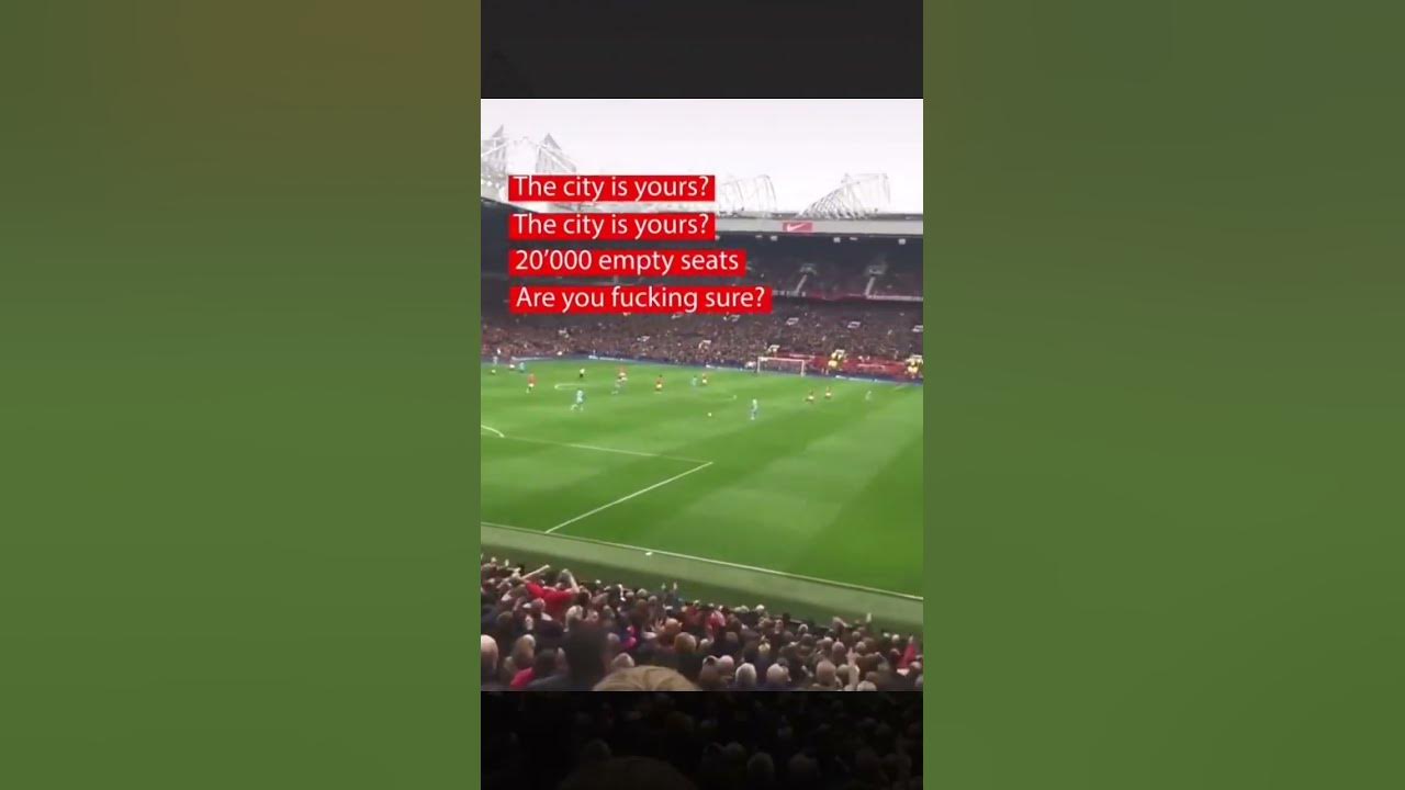 Man Utd v Man City hilarious chant by fans 2023🤣 #shorts