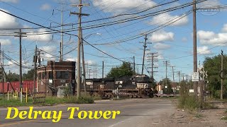 Busy Hour of Trains in Detroit! Delray Junction!