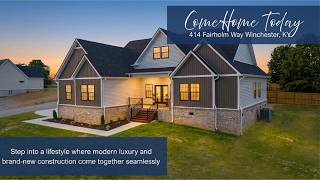 Looking For a Luxury New Construction Ranch Home in Winchester KY Under $500K? 414 Fairholme Way