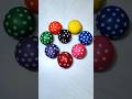 🎈 9 Polka Dot Balloons | Perfect Color Mix | Satisfying Balloon Circle #dotballoon #shorts