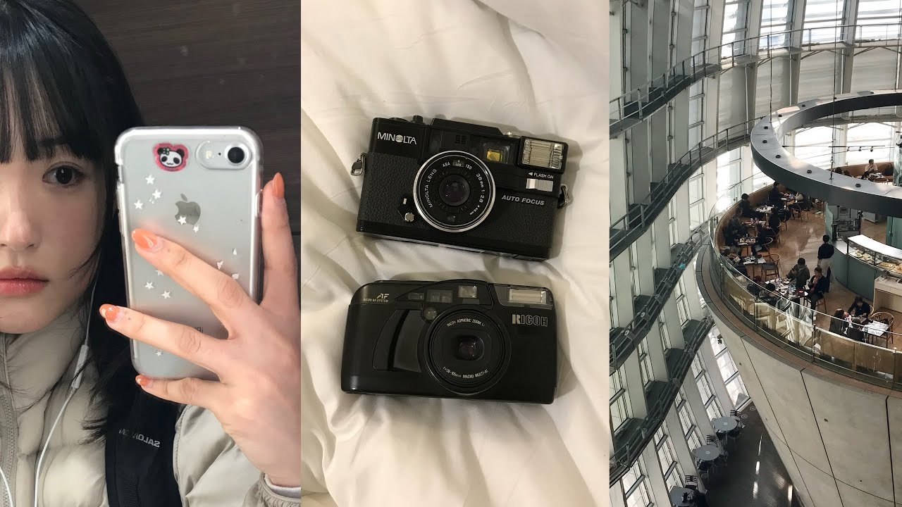 일본 워홀 브이로그 | #3. 도쿄에서 알바 면접을 봐보았다￼￼.. +중고 필카 보물찾기하고 미술관 가는 일상￼