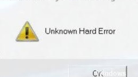 Lỗi sihost.exe unknown hard error windows 10 năm 2024