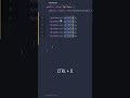 Sublime Text shortcuts ⌨️ #shorts #sublimetext #texteditor