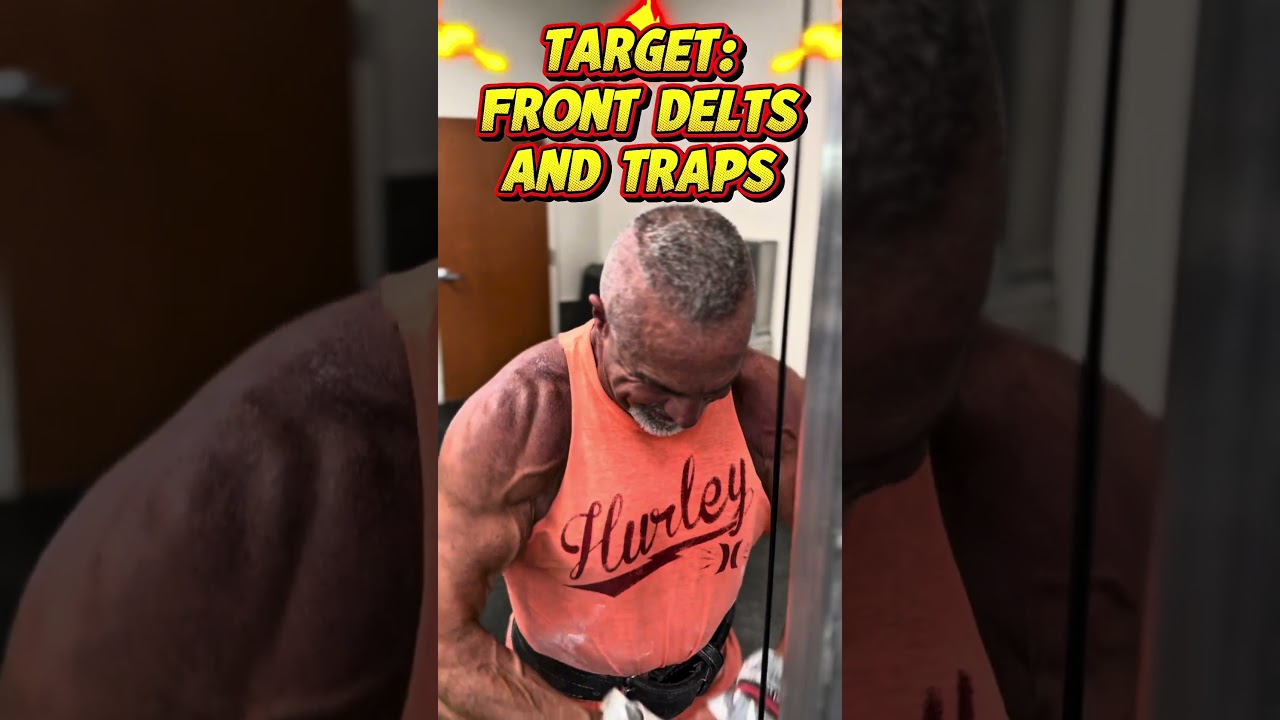 HOW DID TARGET FRONT DELTS AND TRAPS #workout #motivation #muscle #workouttips #exercise