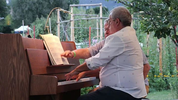 Pianiste au jardin de Wesserling