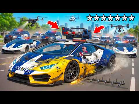 POLIZEI verfolgt ??? OP SUPER AUTO in GTA 5! (Polizei vs. Dieb)