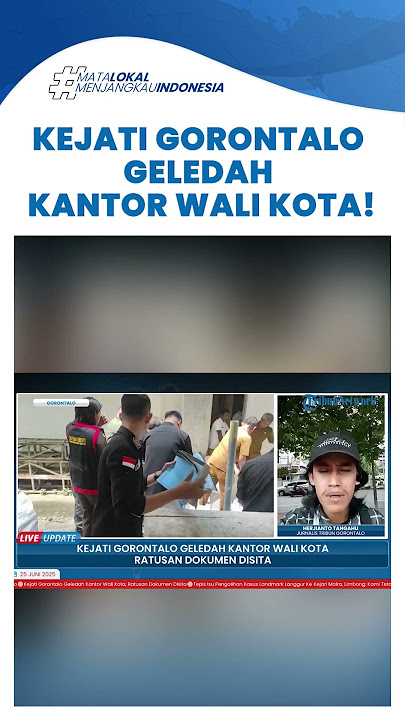 Kantor Wali Kota Digeledah! Kejati Gorontalo Sita Ratusan Dokumen Penting!