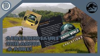 2 Free species for jwe3 &amp; news for something [The Dinorex Gaming]