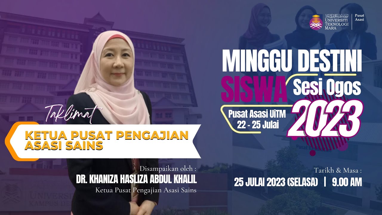 Taklimat KPP Asasi Sains - MDS 2023/2024