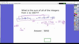 Algebra 2 9-2 Series and Summation