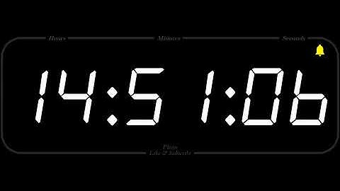 15 Hour - TIMER & ALARM - 1080p - COUNTDOWN