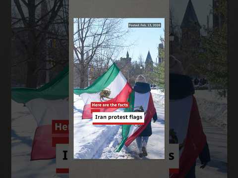 The facts about Iran protest flags