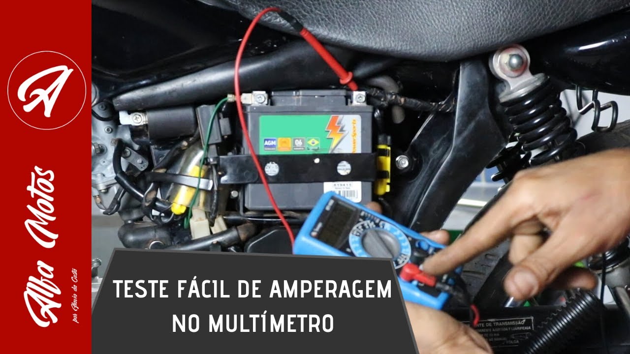 COMO TESTAR A AMPERAGEM CONSUMIDA DA BATERIA - YouTube
