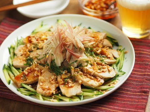 鶏むね肉のよだれ鶏風