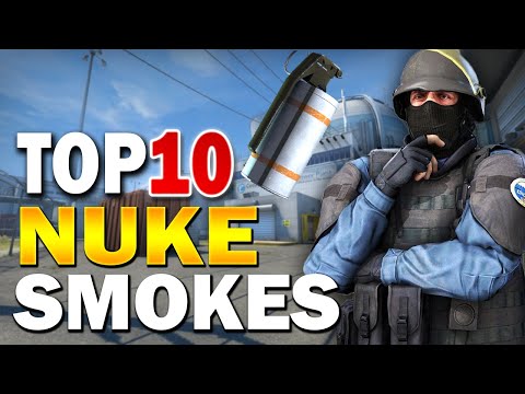 TOP 10 SMOKES FOR NUKE | CSGO [2023]