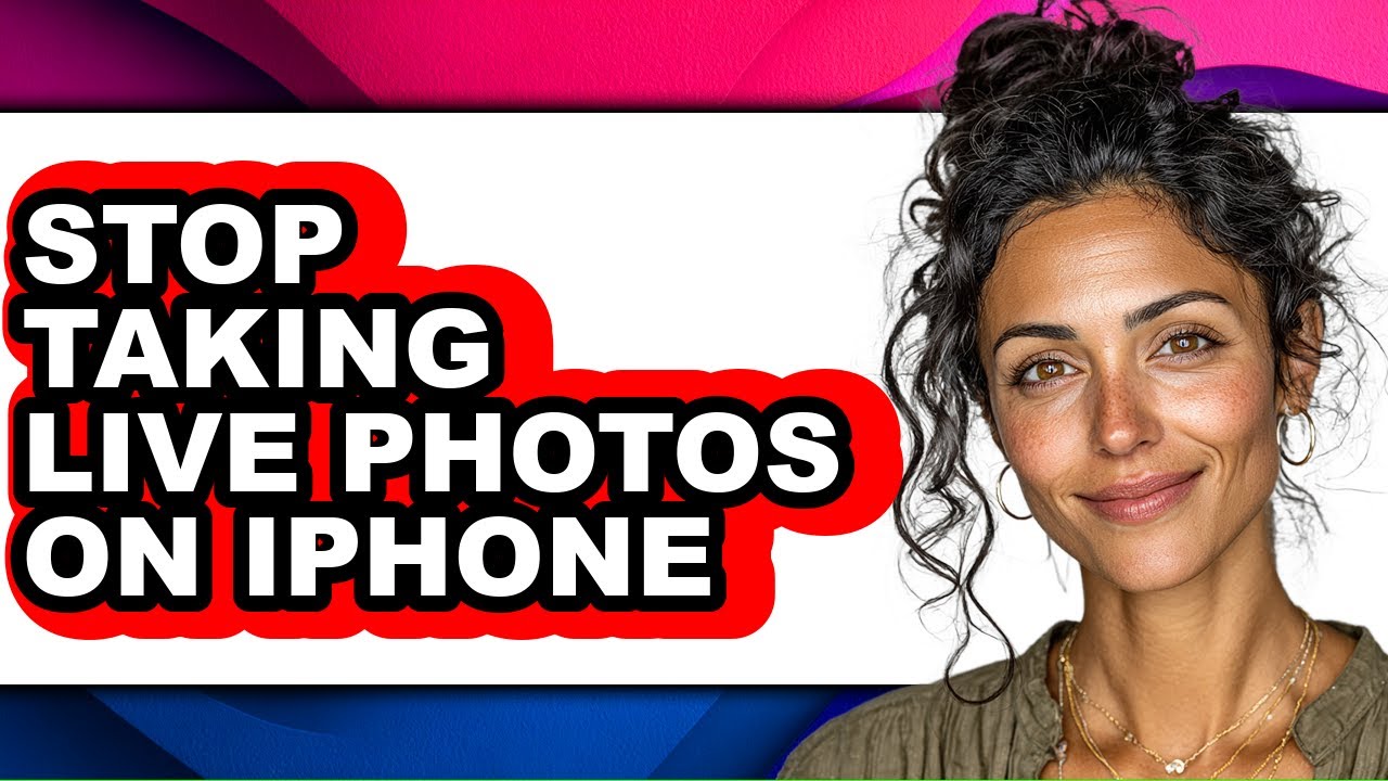 How to Stop Taking Live Photos on Iphone - Step by Step