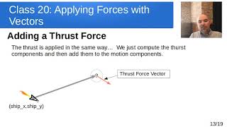 ETGG1801 - Class 20 - Applying Forces with Vectors