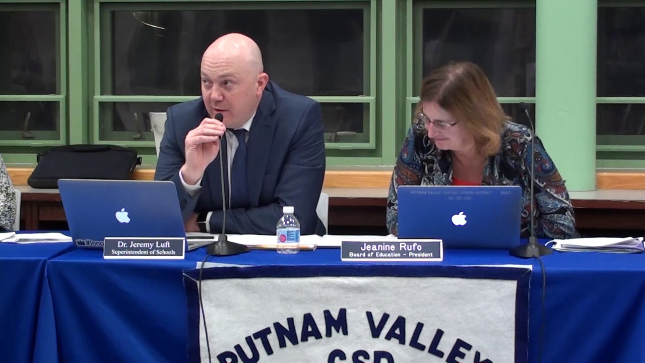 Putnam Valley Board of Education Meeting March 5, 2020 YouTube