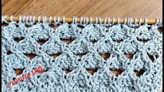 1007**Ajourmuster Lochmuster stricken mit einer Skizze*knitting pattern *Tutorial * Handarbeit
