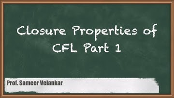 Closure Properties of CFL Part 1 | CFL and PDA | Theory Of Computation | GATE Computer Engineering