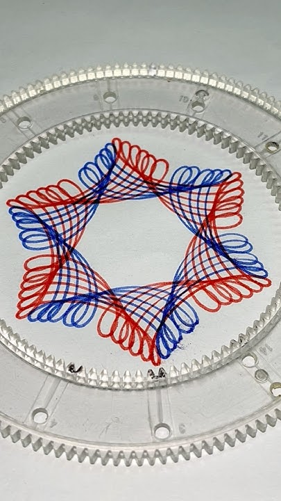 Easy Spirograph Designs Colourful Spirograph Art # satisfying #art # ...