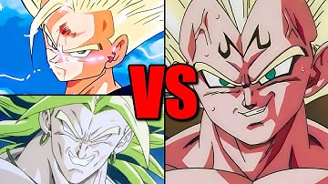SSJ2 Gohan & Broly VS Majin Vegeta is NOT Close.