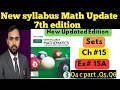 |Book 3|Chapter 15|Sets| Q4 c part| Q5 |Q6| union| complement| intersection| new syllabus Math| 