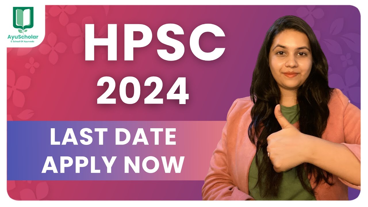 HPSC AMO Vacancy I Last Date Today I Apply aiapget amo ayurveda 