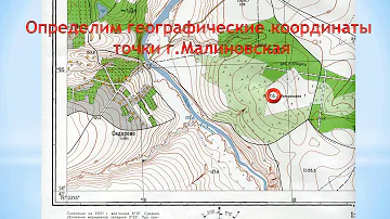 Как правильно определить координаты точки на карте