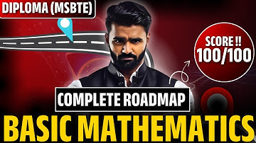 Basic Mathematics Complete Roadmap|Diploma MSBTE|Pradeep Giri Sir