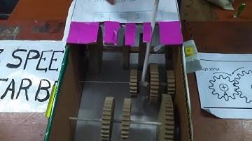 Three speed gearbox(Mechanical second year project)