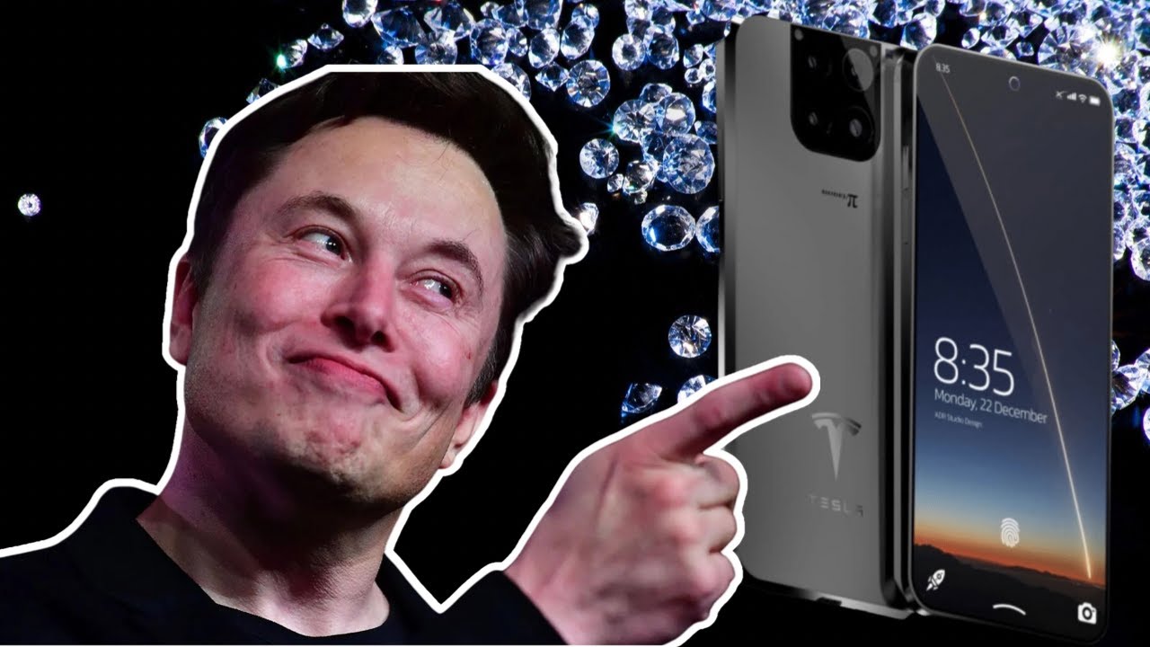 Tesla Model Pi Phone UNBOXED * Starlink * Mars Coin * Mining * Solar Charging