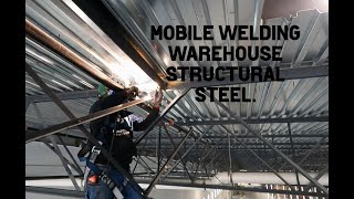 Mobile welding warehouse structural steel