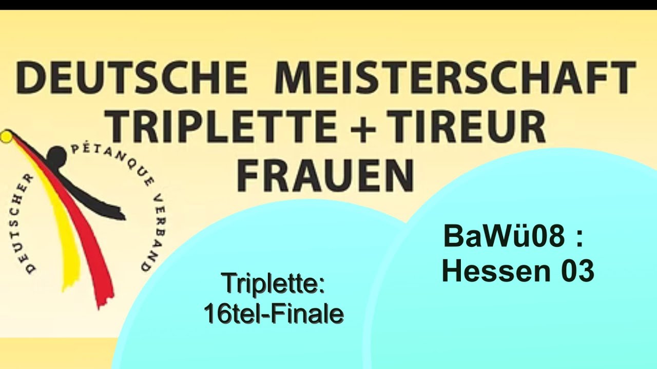 DPV 2025 DM Frauen 1/16 Bawü 08 : Hessen 03 - YouTube