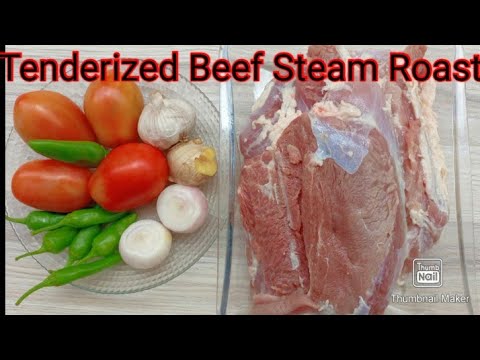 Tenderized Beef steam Roast - YouTube