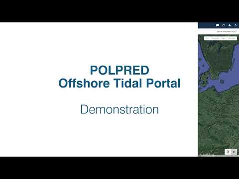 POLPRED Offshore Tidal Portal Demo