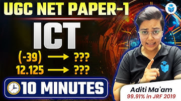 UGC NET Number System Conversion | Paper 1 ICT Number System by Aditi Mam | UGCNET Dec 2024