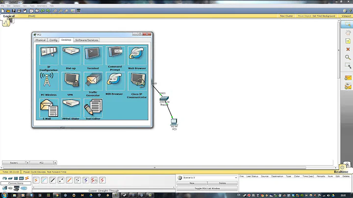 How to set up RIP V2 using cisco packet tracer