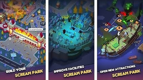 Idle Scream Park - Android Gameplay