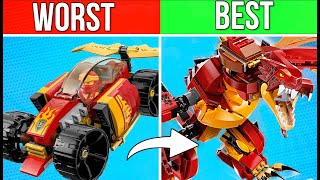 LEGO Ninjago: Ranking Kai's Sets | (Worst to Best!)