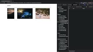 Demo - How to upload and persist images in the browser using indexedDB and nuxt\/vue