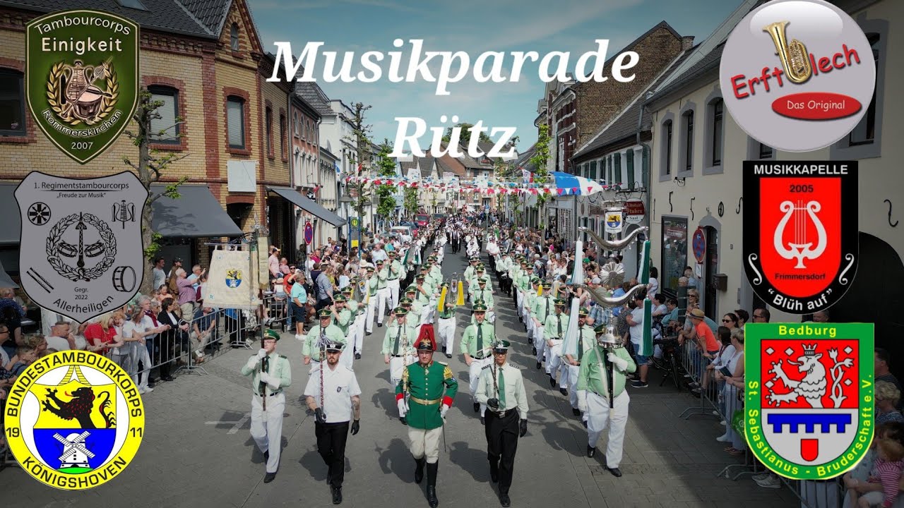 Schützenfest Bedburg 2023 Musikparade Rütz