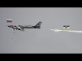 Scary moment! A Russian Tu-95MS strategic bomber was shot down by anti-air system in Crimea.